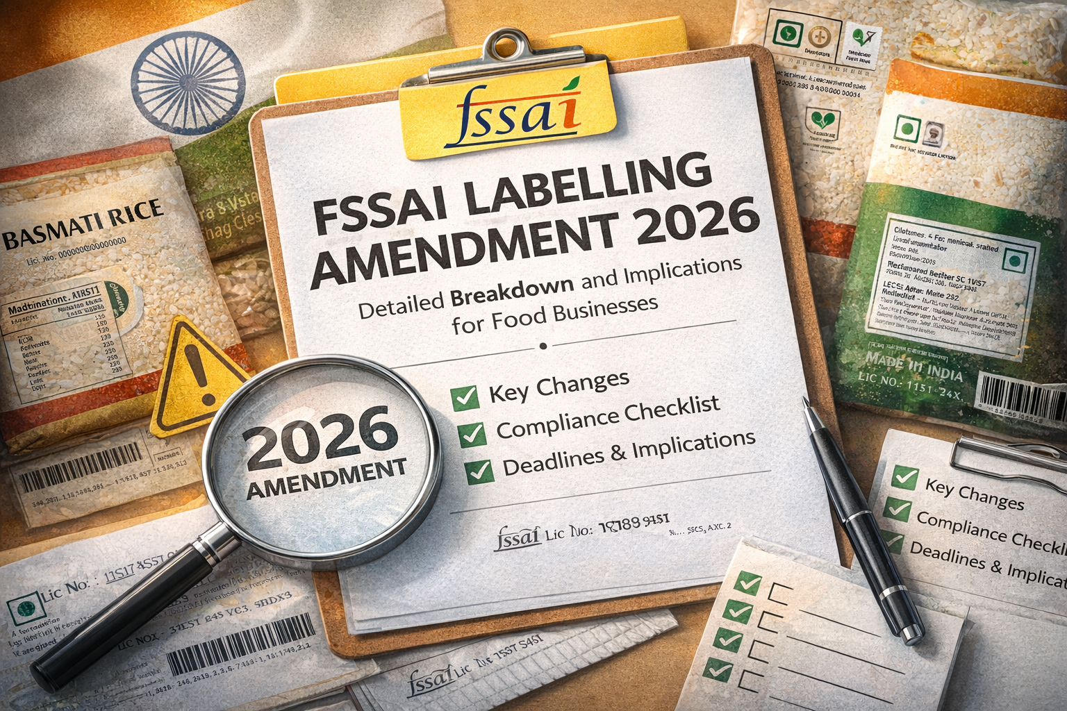 FSSAI Labelling Amendment 2026: Detailed Breakdown and Implications for Food Businesses