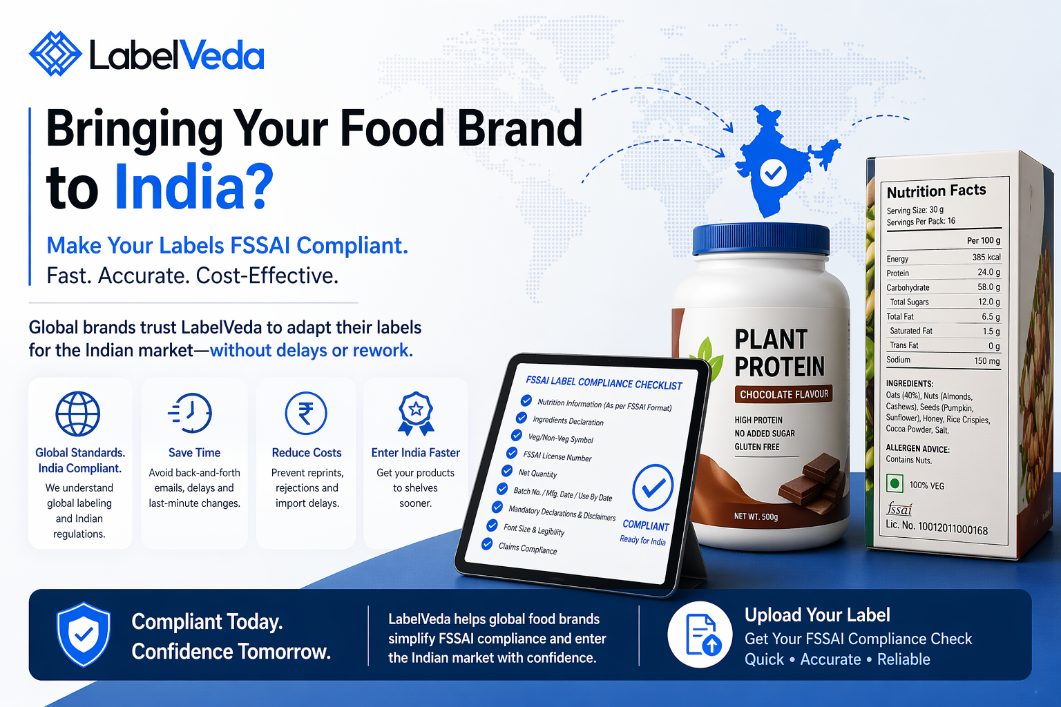 How Global Brands Can Adapt Their Food Labels for India (FSSAI Compliance Guide)